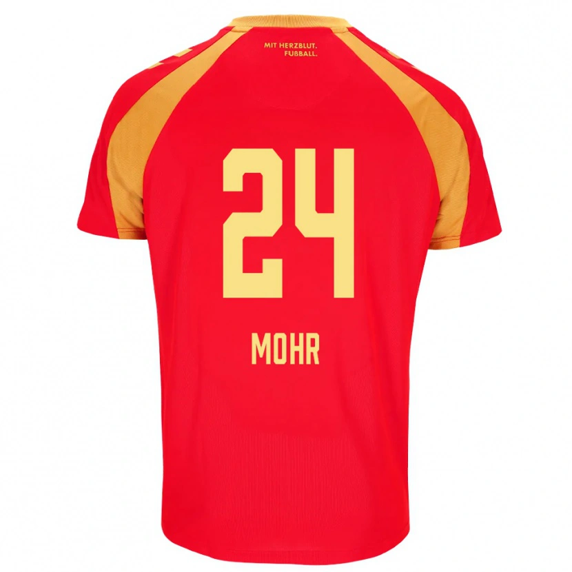 Danxen Dames Niklas Mohr #24 Rood Oranje Zwart Uitshirt Uittenue 2026/27 T-Shirt België