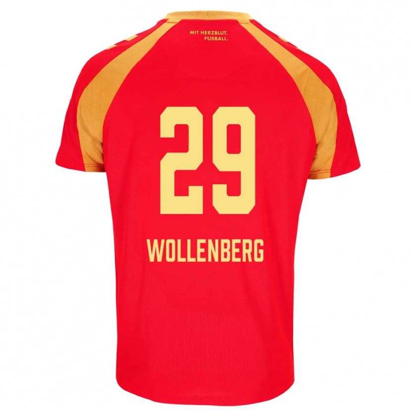 Danxen Dames Paul Wollenberg #29 Rood Oranje Zwart Uitshirt Uittenue 2026/27 T-Shirt België