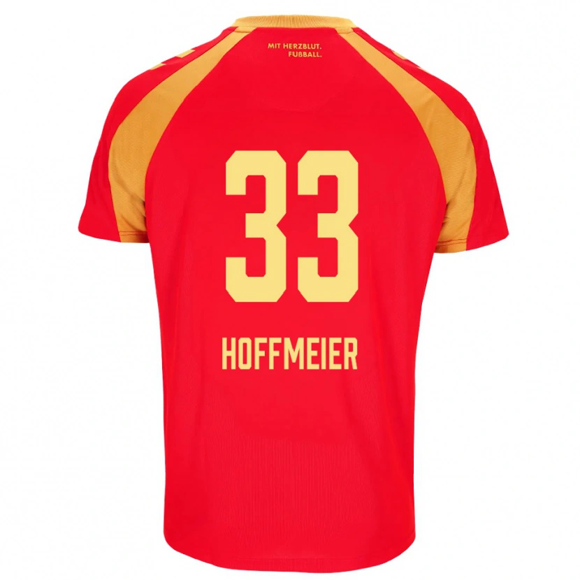 Danxen Dames Marcel Hoffmeier #33 Rood Oranje Zwart Uitshirt Uittenue 2026/27 T-Shirt België