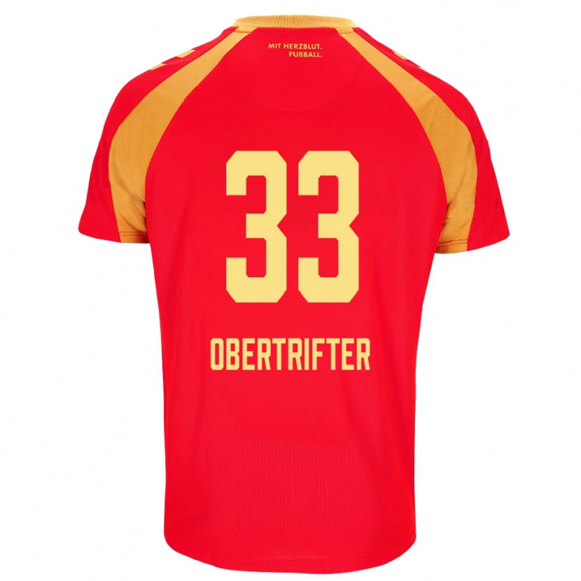 Danxen Dames Ben Obertrifter #33 Rood Oranje Zwart Uitshirt Uittenue 2026/27 T-Shirt België