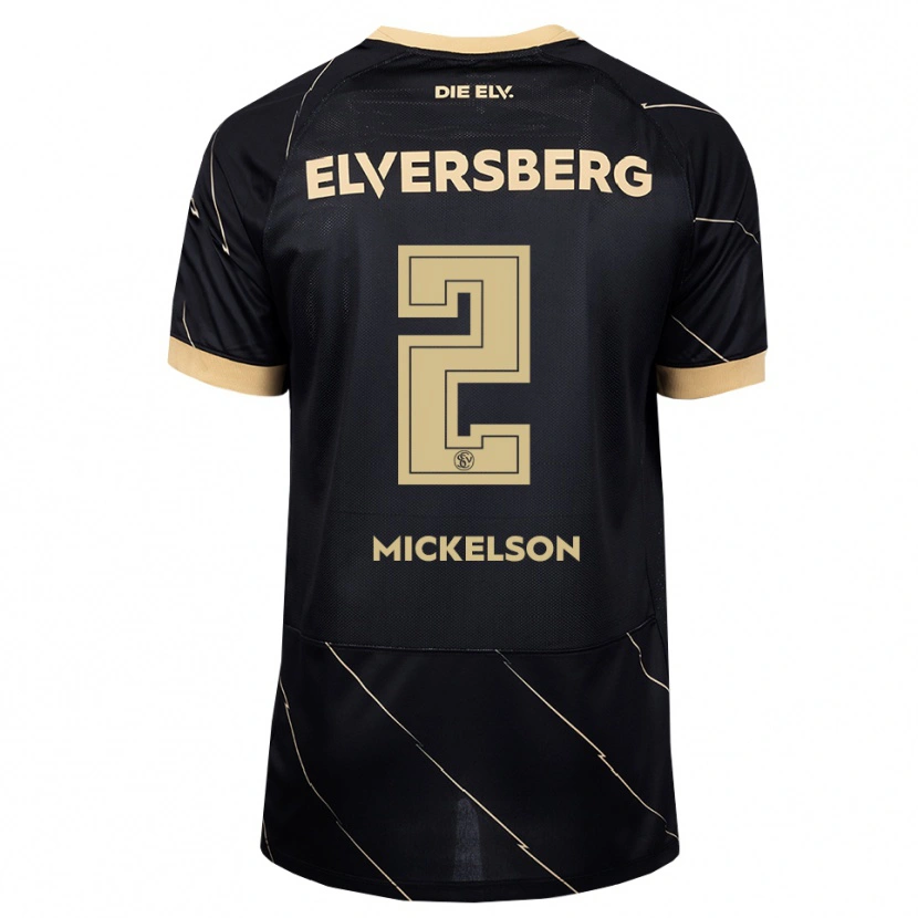 Danxen Dames Nicholas Mickelson #2 Zwart Bruin Uitshirt Uittenue 2026/27 T-Shirt België
