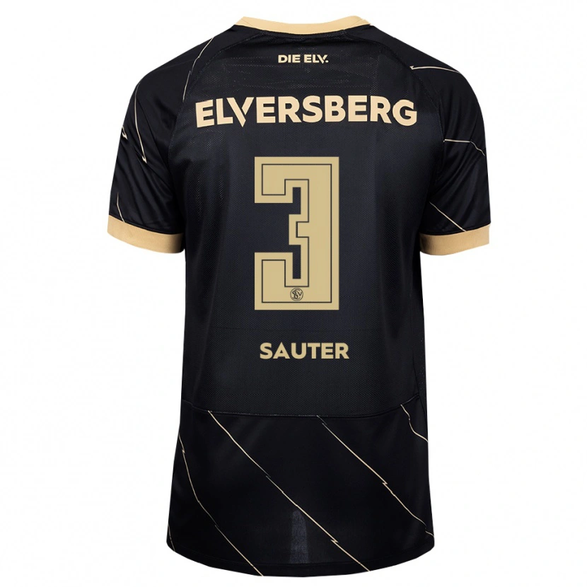 Danxen Dames Luca Sauter #3 Zwart Bruin Uitshirt Uittenue 2026/27 T-Shirt België