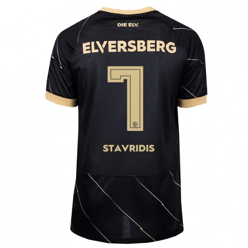Danxen Dames Angelos Stavridis #7 Zwart Bruin Uitshirt Uittenue 2026/27 T-Shirt België