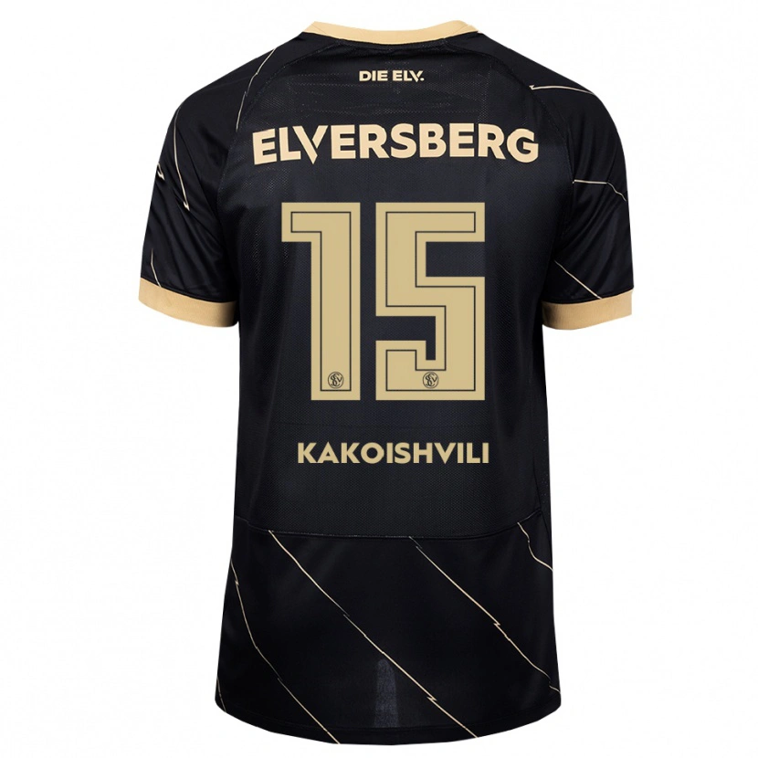 Danxen Dames Dimitri Kakoishvili #15 Zwart Bruin Uitshirt Uittenue 2026/27 T-Shirt België