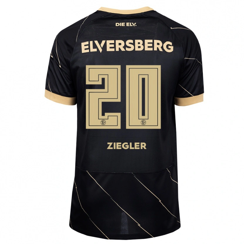 Danxen Dames Anton Ziegler #20 Zwart Bruin Uitshirt Uittenue 2026/27 T-Shirt België