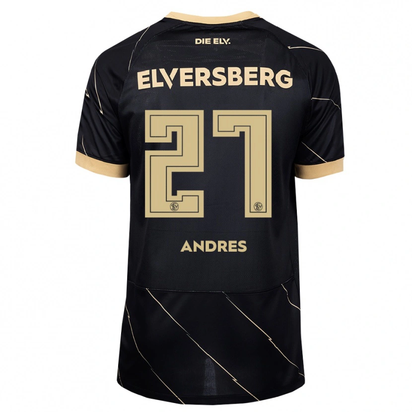 Danxen Dames Alissa Andres #27 Zwart Bruin Uitshirt Uittenue 2026/27 T-Shirt België