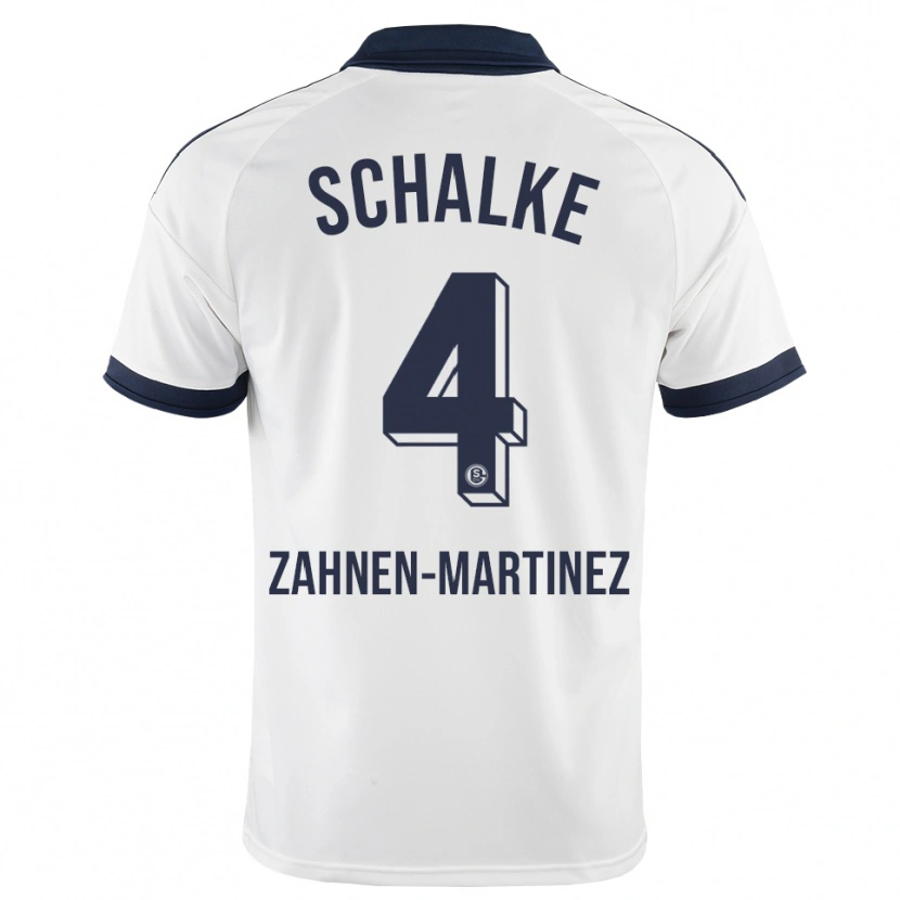 Danxen Dames Pablo Zahnen-Martinez #4 Zwart Wit Uitshirt Uittenue 2026/27 T-Shirt België
