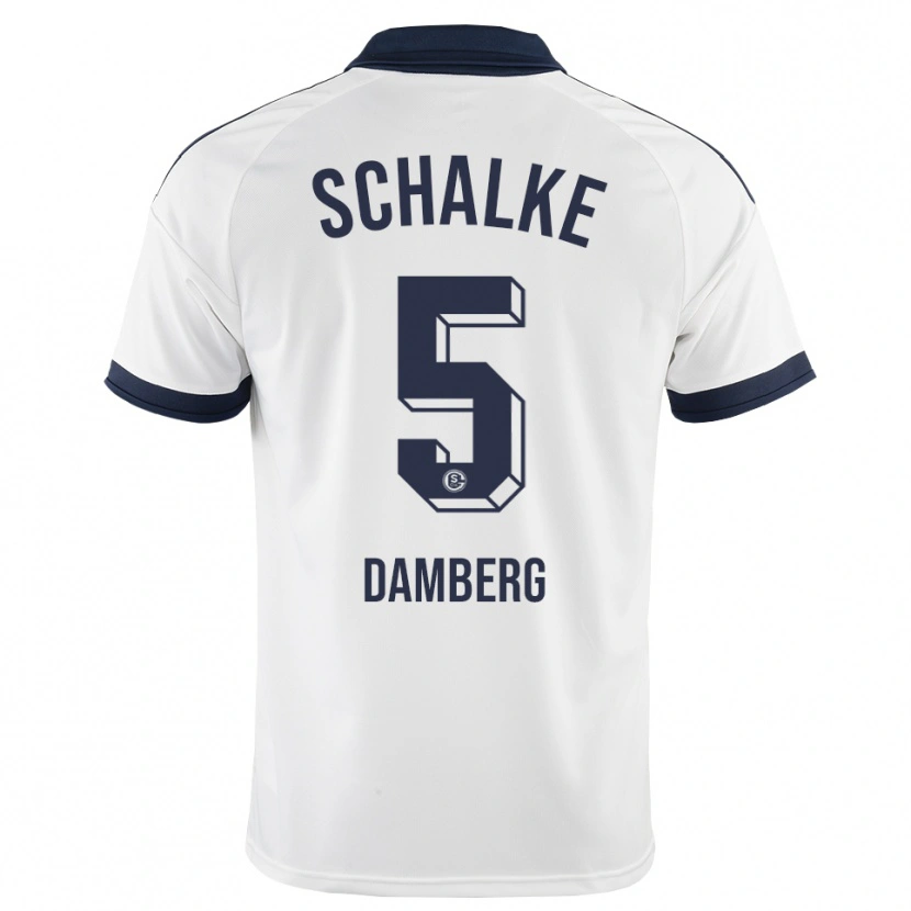Danxen Dames Niclas Damberg #5 Zwart Wit Uitshirt Uittenue 2026/27 T-Shirt België