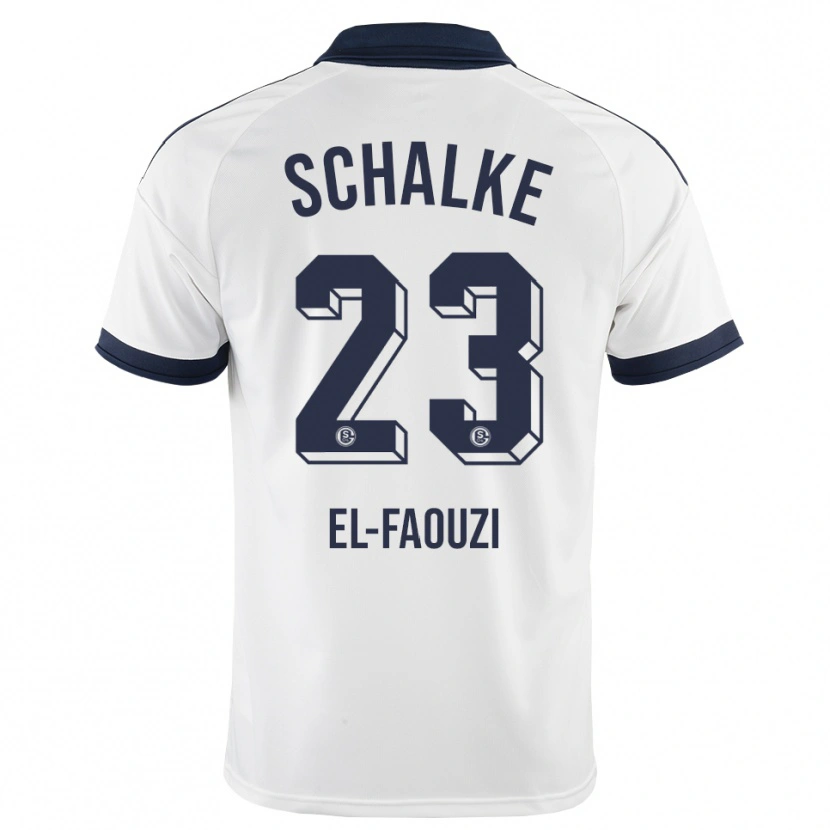 Danxen Dames Soufiane El-Faouzi #23 Zwart Wit Uitshirt Uittenue 2026/27 T-Shirt België