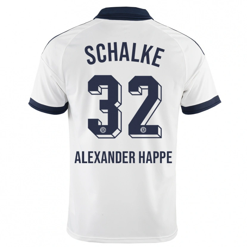Danxen Dames Luca Alexander Happe #32 Zwart Wit Uitshirt Uittenue 2026/27 T-Shirt België
