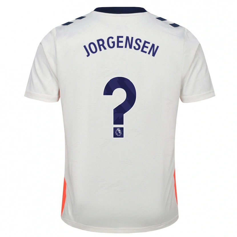 Danxen Dames Oscar Jorgensen #0 Wit Oranje Koninklijk Blauw Uitshirt Uittenue 2026/27 T-Shirt België