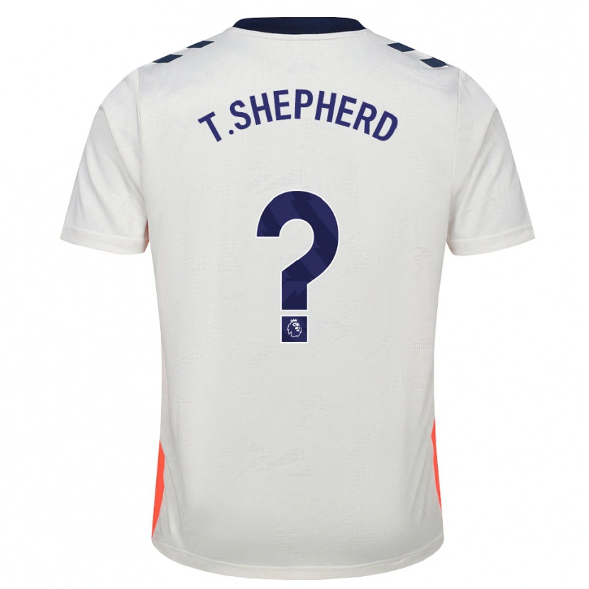 Danxen Dames Talon Shepherd #0 Wit Oranje Koninklijk Blauw Uitshirt Uittenue 2026/27 T-Shirt België