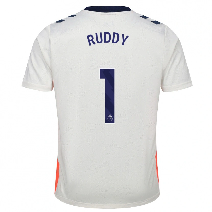 Danxen Dames Jack Ruddy #1 Wit Oranje Koninklijk Blauw Uitshirt Uittenue 2026/27 T-Shirt België