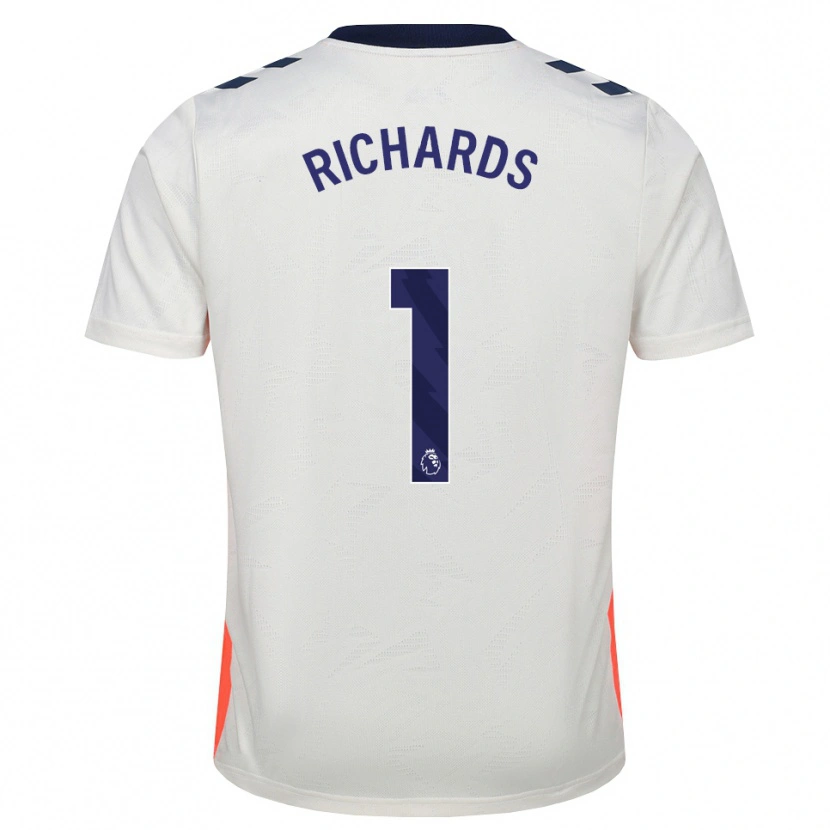 Danxen Dames Oscar Richards #1 Wit Oranje Koninklijk Blauw Uitshirt Uittenue 2026/27 T-Shirt België