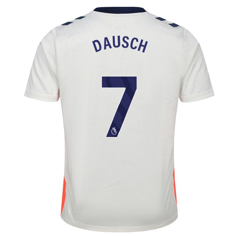 Danxen Dames Aidan Dausch #7 Wit Oranje Koninklijk Blauw Uitshirt Uittenue 2026/27 T-Shirt België
