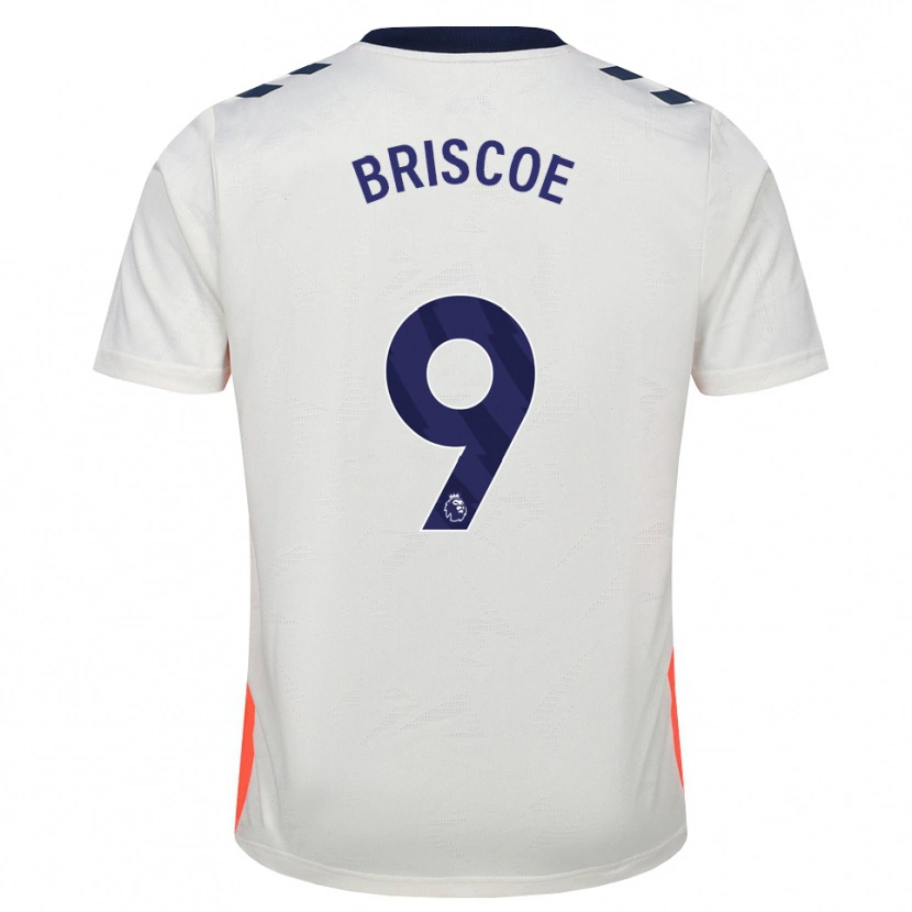 Danxen Dames Elijah Briscoe #9 Wit Oranje Koninklijk Blauw Uitshirt Uittenue 2026/27 T-Shirt België