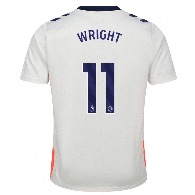 Danxen Dames Haji Wright #11 Wit Oranje Koninklijk Blauw Uitshirt Uittenue 2026/27 T-Shirt België