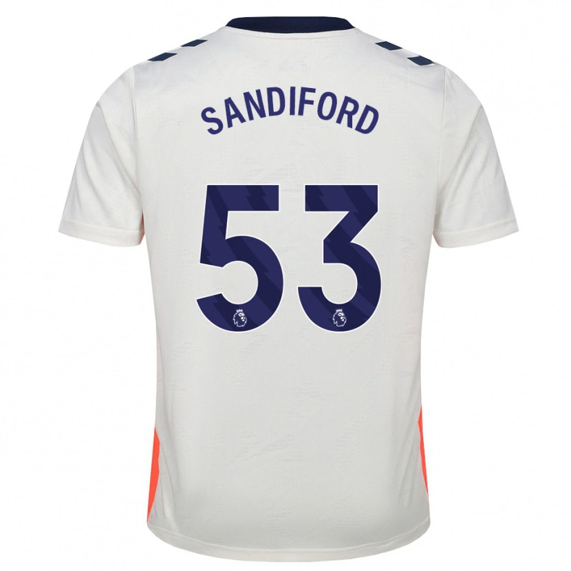 Danxen Dames Greg Sandiford #53 Wit Oranje Koninklijk Blauw Uitshirt Uittenue 2026/27 T-Shirt België