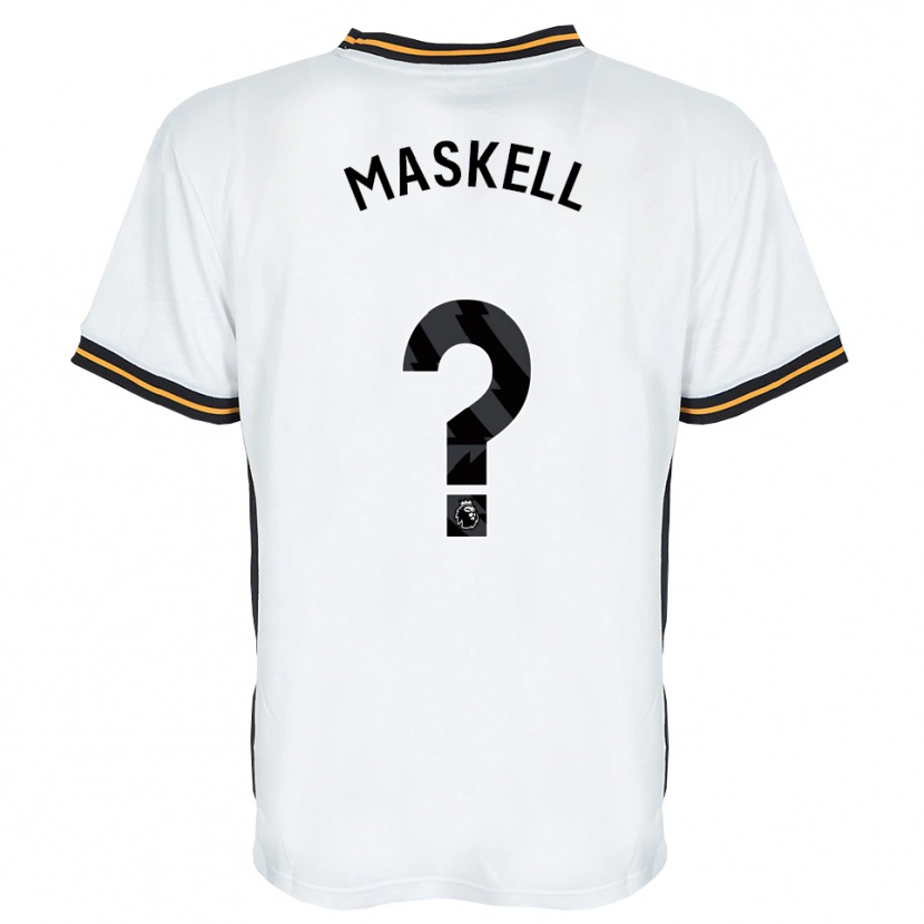Danxen Dames Alfie Maskell #0 Wit Oranje Zwart Uitshirt Uittenue 2026/27 T-Shirt België