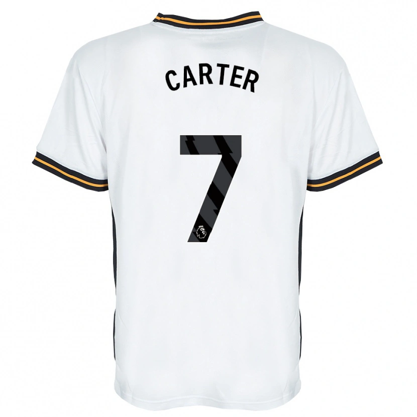 Danxen Dames Ramell Carter #7 Wit Oranje Zwart Uitshirt Uittenue 2026/27 T-Shirt België