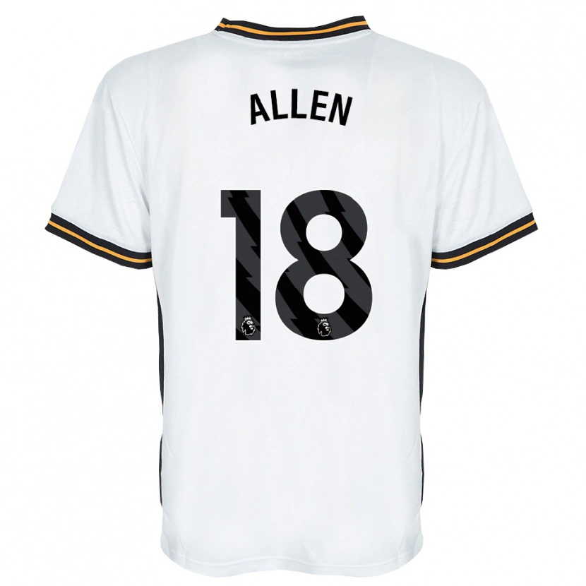 Danxen Dames Aaliyah Allen #18 Wit Oranje Zwart Uitshirt Uittenue 2026/27 T-Shirt België
