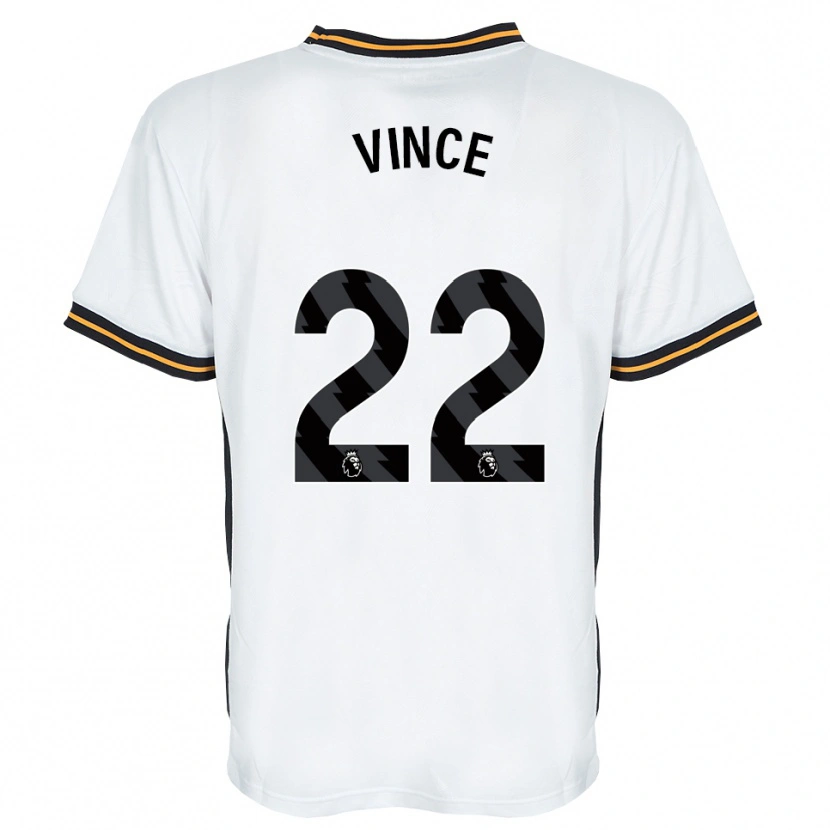 Danxen Dames Anna Vince #22 Wit Oranje Zwart Uitshirt Uittenue 2026/27 T-Shirt België