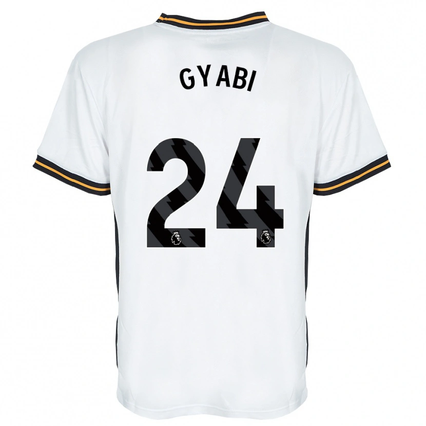 Danxen Dames Darko Gyabi #24 Wit Oranje Zwart Uitshirt Uittenue 2026/27 T-Shirt België