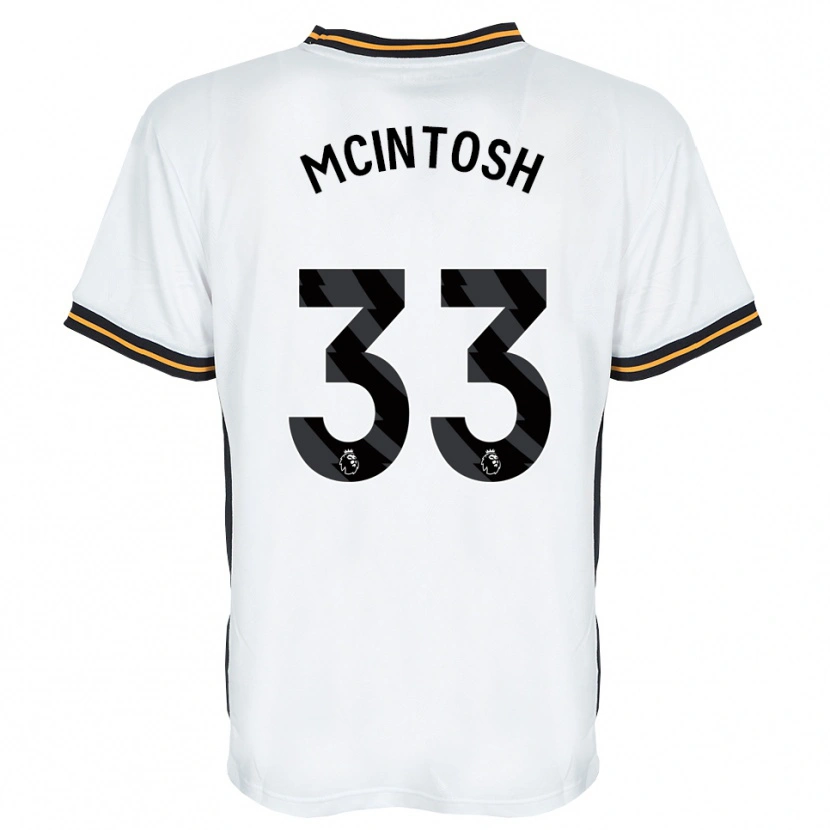 Danxen Dames Lucy Mcintosh #33 Wit Oranje Zwart Uitshirt Uittenue 2026/27 T-Shirt België