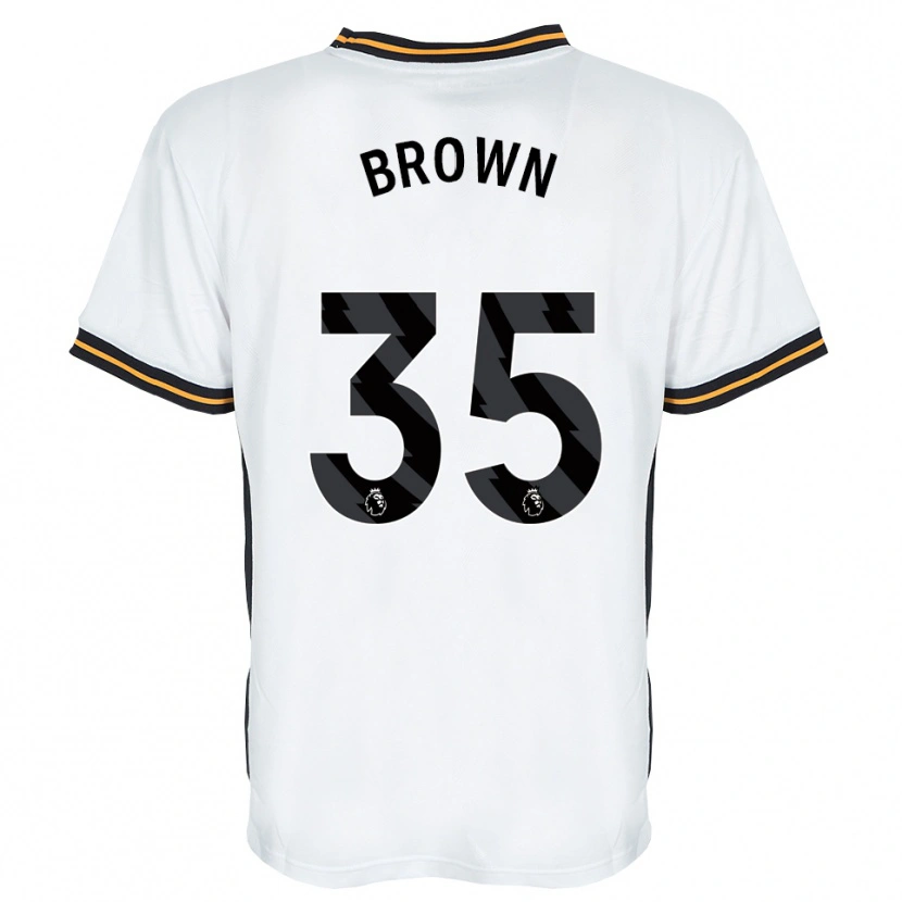 Danxen Dames Pharrell Brown #35 Wit Oranje Zwart Uitshirt Uittenue 2026/27 T-Shirt België