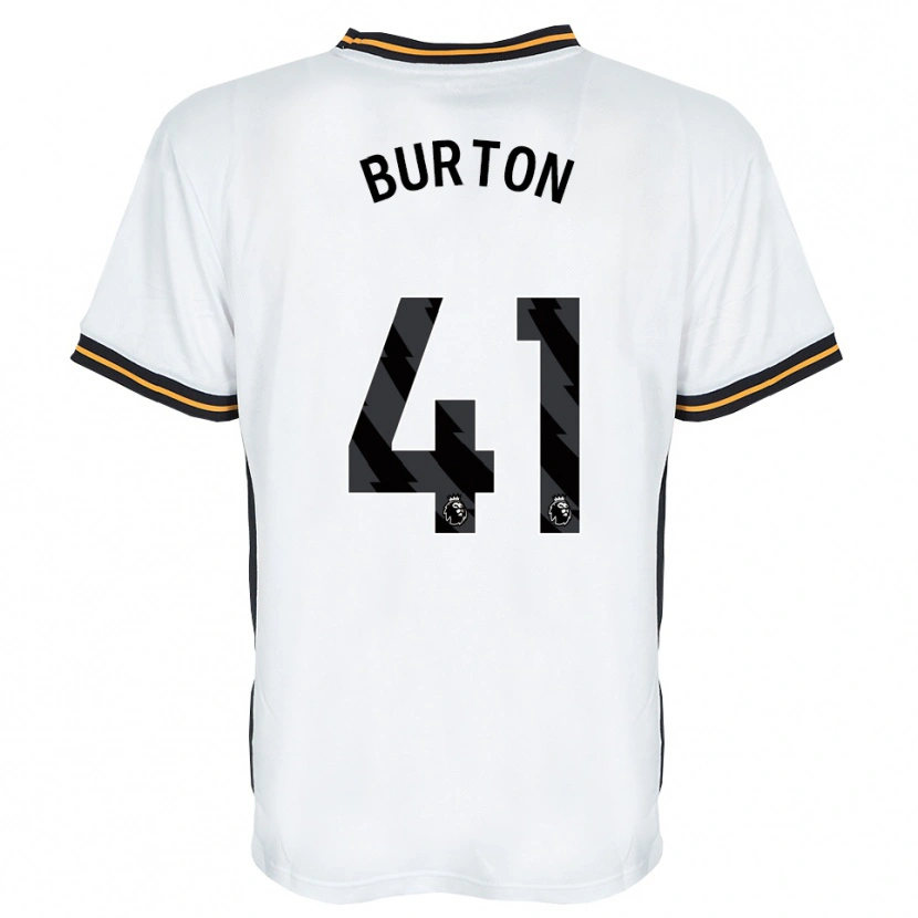 Danxen Dames Jess Burton #41 Wit Oranje Zwart Uitshirt Uittenue 2026/27 T-Shirt België
