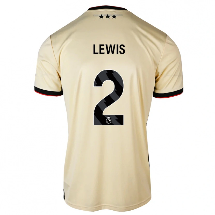 Danxen Dames Josh Lewis #2 Lemonchiffon Zwart Rood Uitshirt Uittenue 2026/27 T-Shirt België