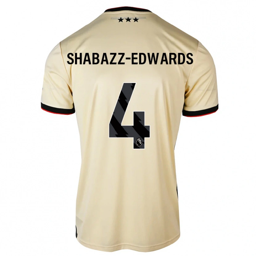 Danxen Dames Walker Shabazz-Edwards #4 Lemonchiffon Zwart Rood Uitshirt Uittenue 2026/27 T-Shirt België