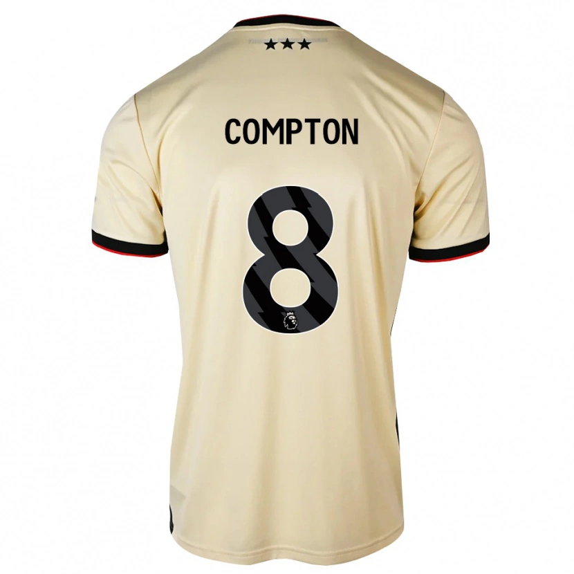 Danxen Dames Charlie Compton #8 Lemonchiffon Zwart Rood Uitshirt Uittenue 2026/27 T-Shirt België