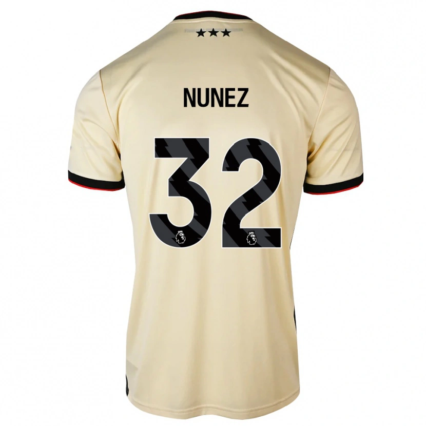 Danxen Dames Marcelino Núñez #32 Lemonchiffon Zwart Rood Uitshirt Uittenue 2026/27 T-Shirt België
