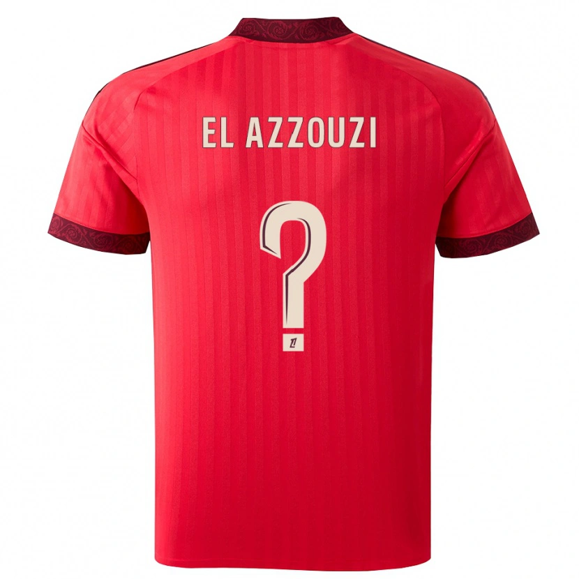 Danxen Dames Nourdine El Azzouzi #0 Burgundy Rood Wit Uitshirt Uittenue 2026/27 T-Shirt België