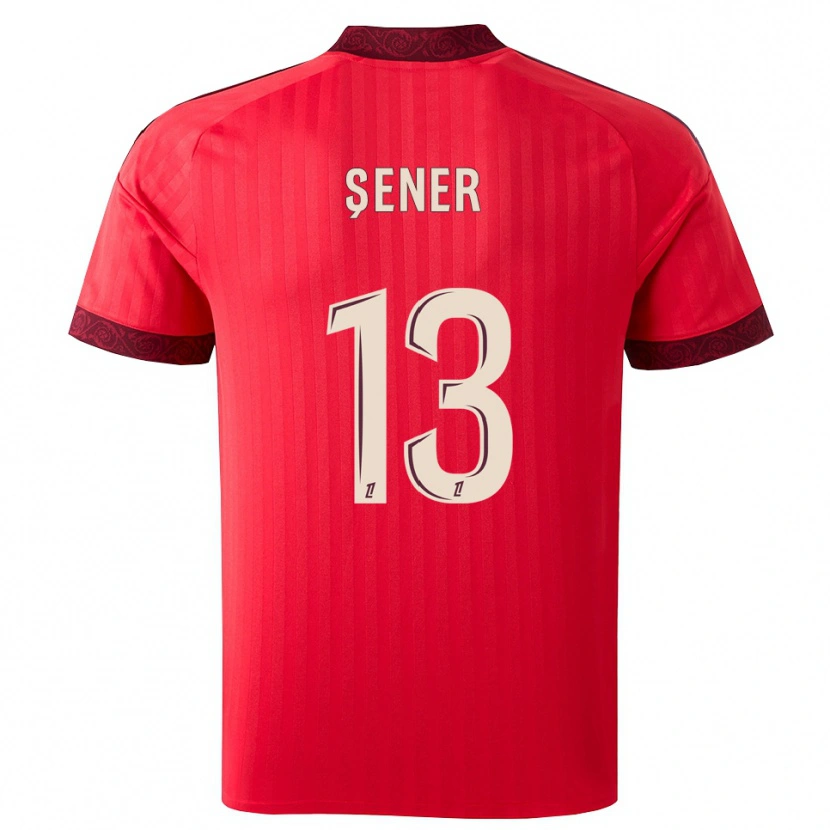 Danxen Dames Haktan Şener #13 Burgundy Rood Wit Uitshirt Uittenue 2026/27 T-Shirt België