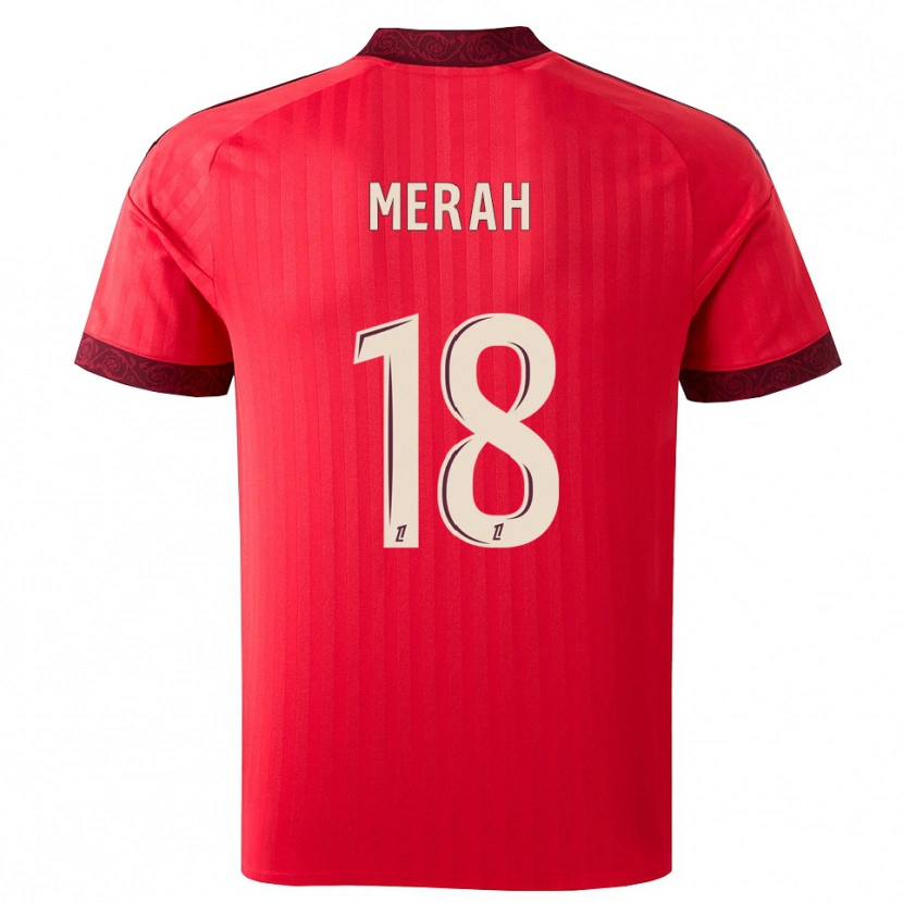 Danxen Dames Khalis Merah #18 Burgundy Rood Wit Uitshirt Uittenue 2026/27 T-Shirt België