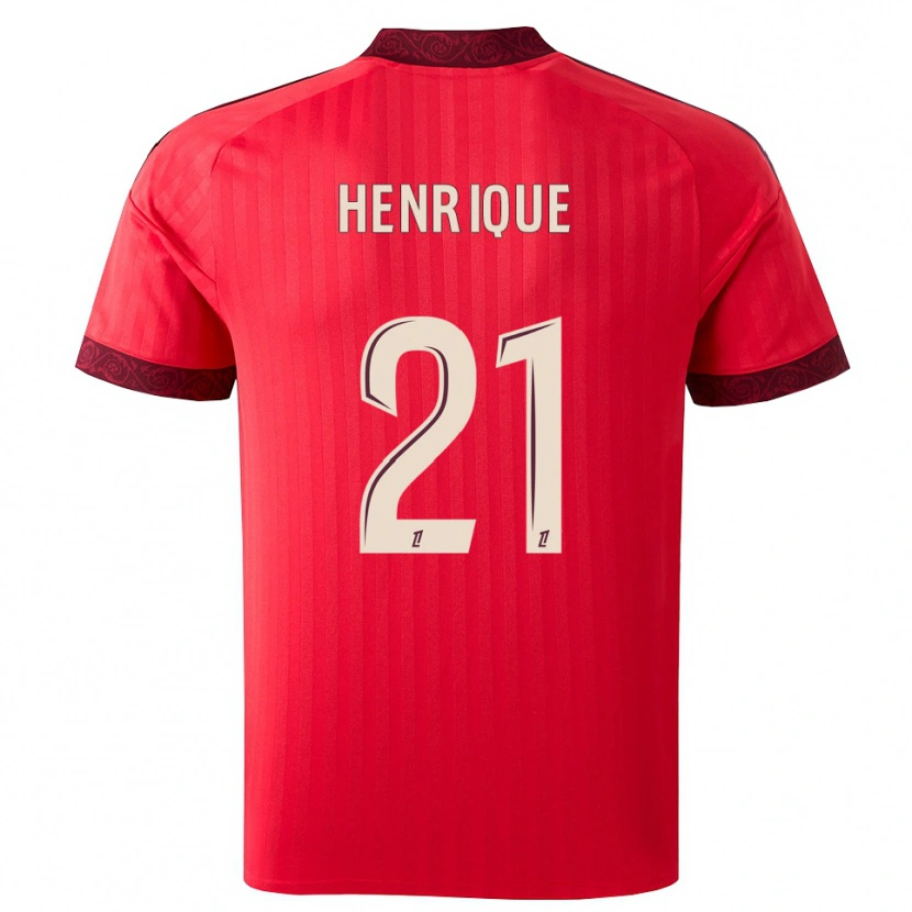 Danxen Dames Henrique #21 Burgundy Rood Wit Uitshirt Uittenue 2026/27 T-Shirt België