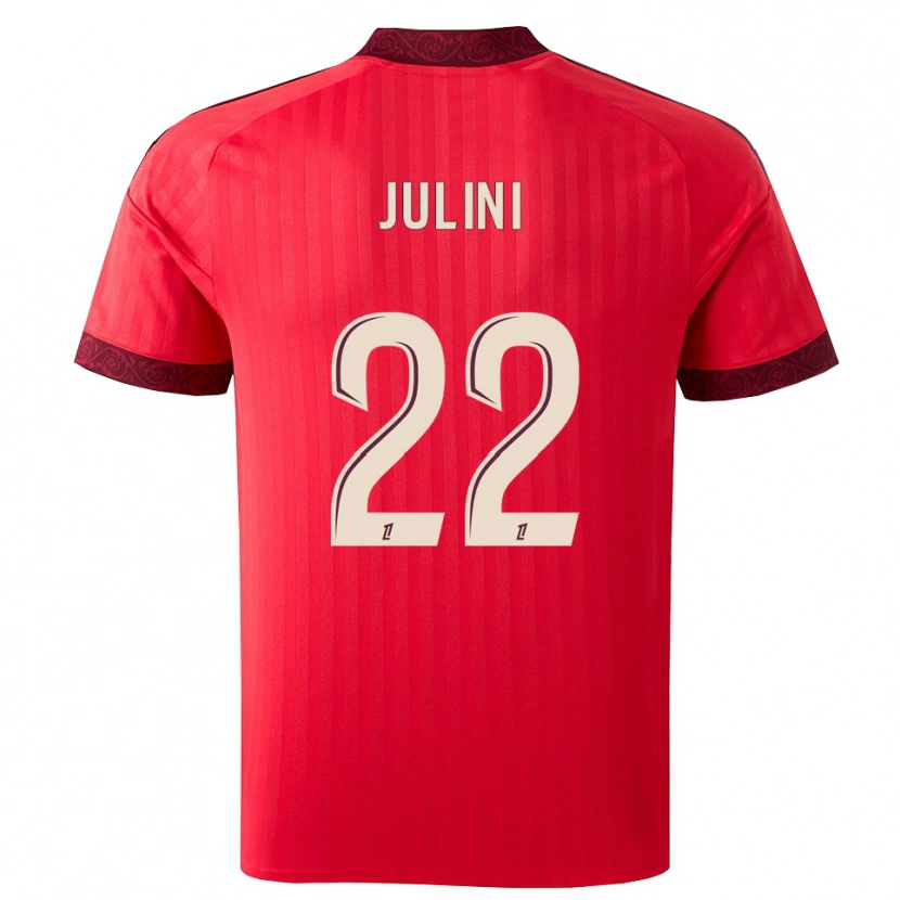 Danxen Dames Sally Julini #22 Burgundy Rood Wit Uitshirt Uittenue 2026/27 T-Shirt België