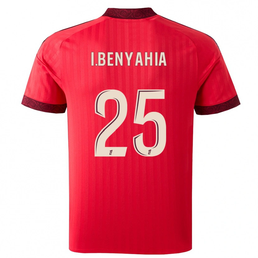 Danxen Dames Ines Benyahia #25 Burgundy Rood Wit Uitshirt Uittenue 2026/27 T-Shirt België