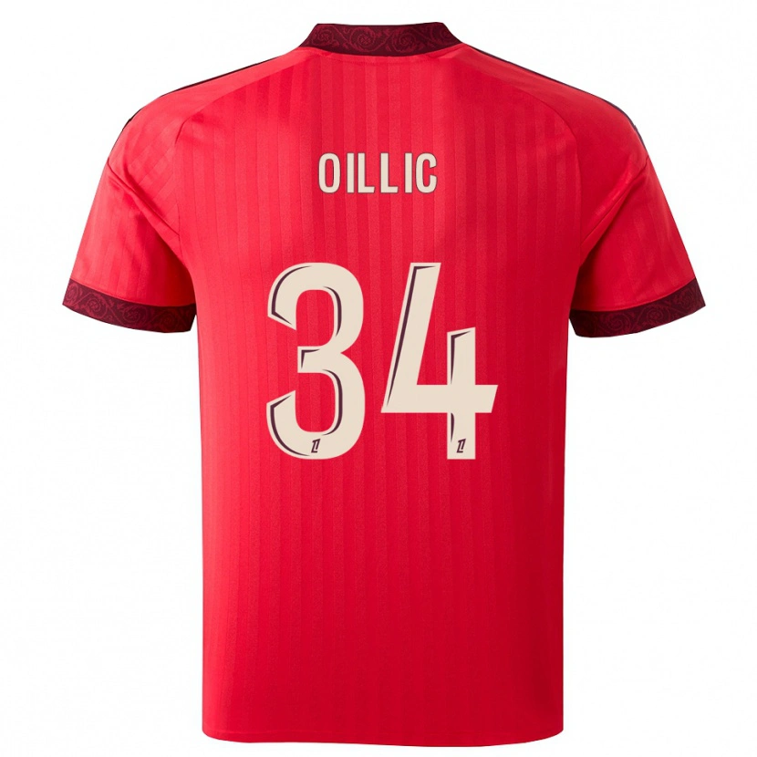 Danxen Dames Laureen Oillic #34 Burgundy Rood Wit Uitshirt Uittenue 2026/27 T-Shirt België