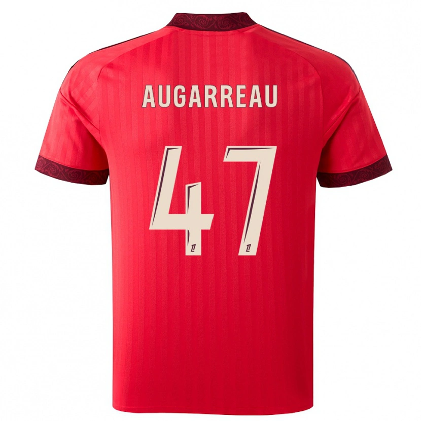 Danxen Dames Sofiane Augarreau #47 Burgundy Rood Wit Uitshirt Uittenue 2026/27 T-Shirt België