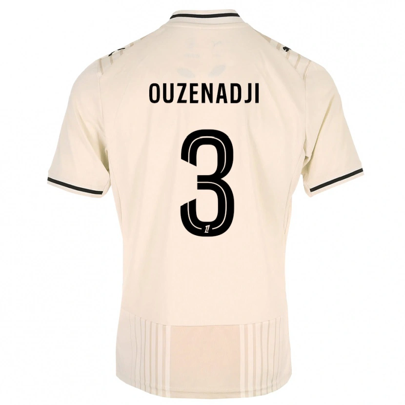 Danxen Dames Anis Ouzenadji #3 Oldlace Zwart Antiquewhite Uitshirt Uittenue 2026/27 T-Shirt België