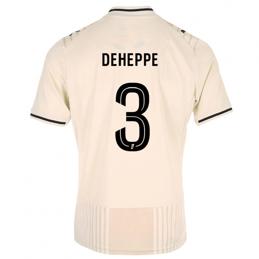 Danxen Dames Nathan Deheppe #3 Oldlace Zwart Antiquewhite Uitshirt Uittenue 2026/27 T-Shirt België