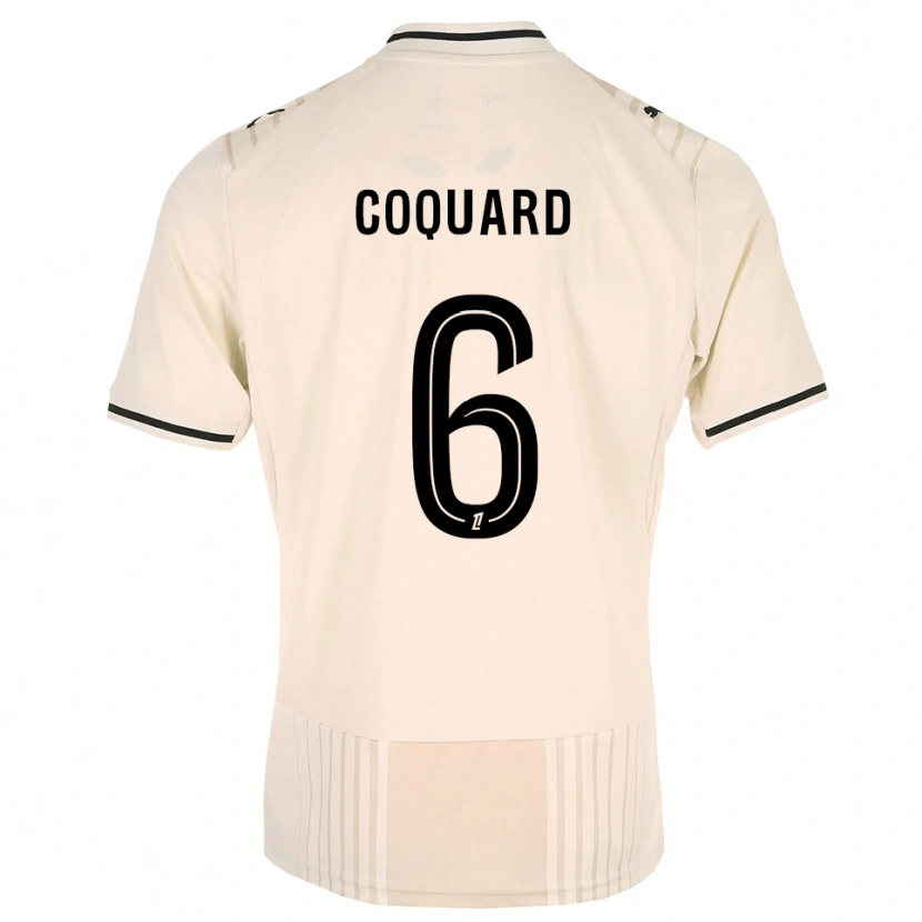 Danxen Dames Alexis Coquard #6 Oldlace Zwart Antiquewhite Uitshirt Uittenue 2026/27 T-Shirt België