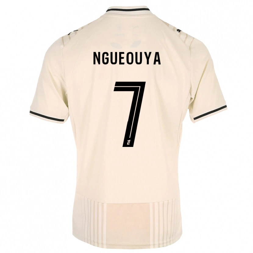 Danxen Dames Anthony N'gueouya #7 Oldlace Zwart Antiquewhite Uitshirt Uittenue 2026/27 T-Shirt België
