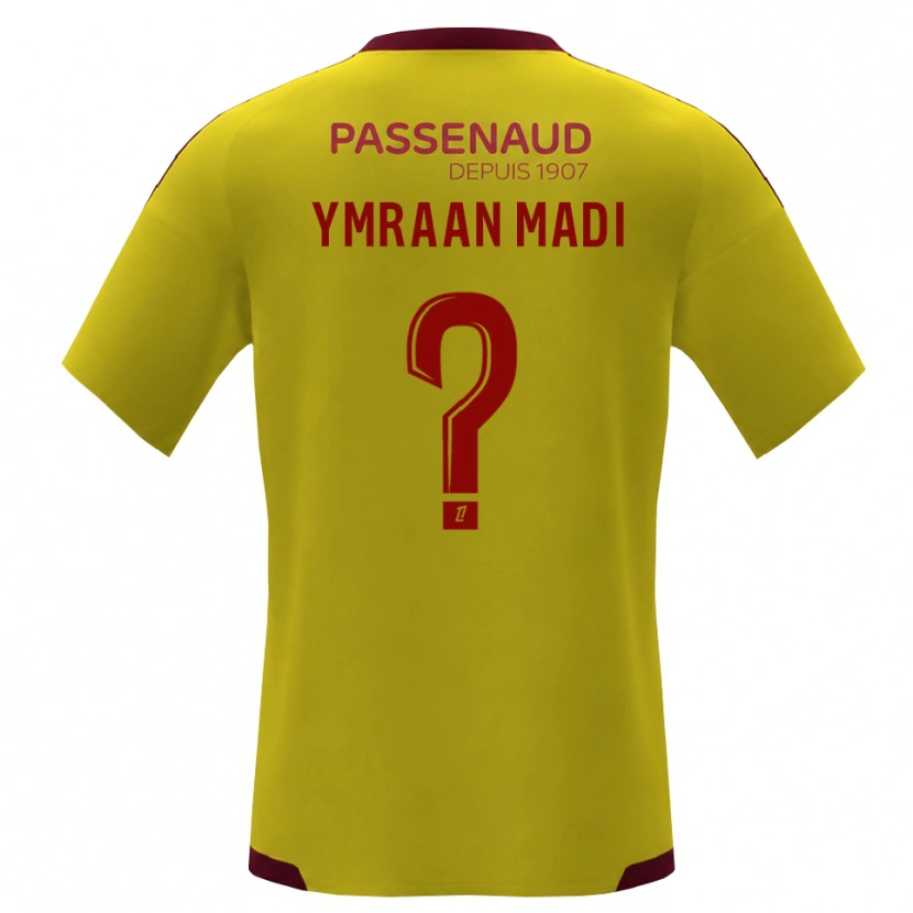 Danxen Dames Ymraan Madi #0 Geel Rood Groen Uitshirt Uittenue 2026/27 T-Shirt België