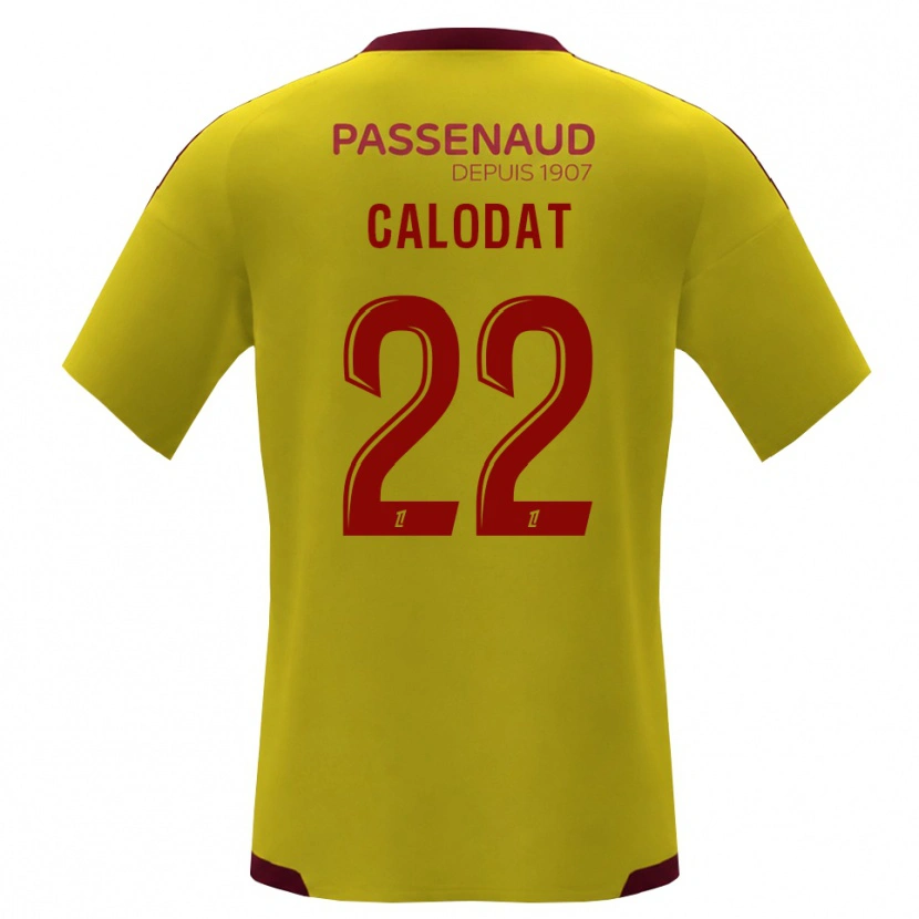Danxen Dames Lucas Calodat #22 Geel Rood Groen Uitshirt Uittenue 2026/27 T-Shirt België
