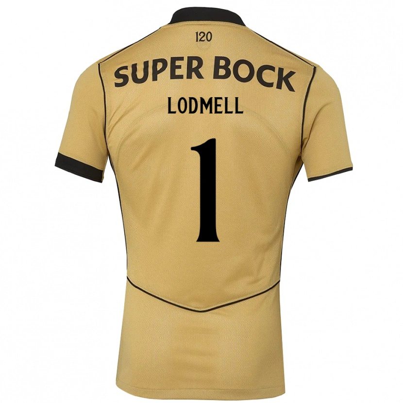 Danxen Dames William Lodmell #1 Goudgeelzwart Uitshirt Uittenue 2026/27 T-Shirt België