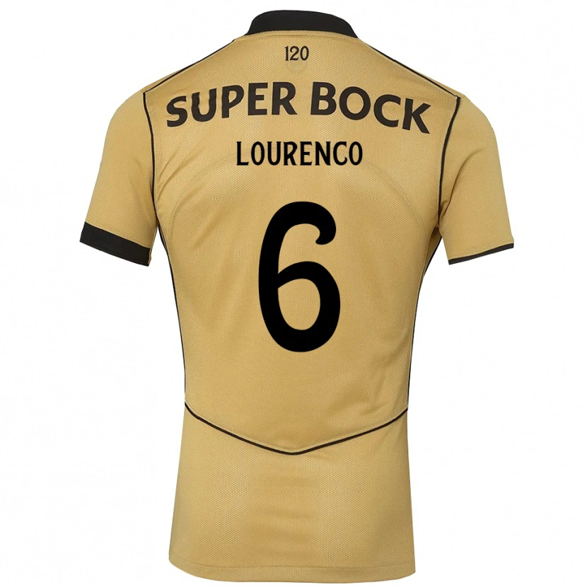 Danxen Dames Bruna Lourenço Urbano Costa #6 Goudgeelzwart Uitshirt Uittenue 2026/27 T-Shirt België